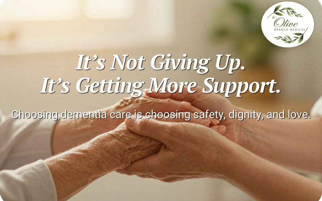 It’s Not Giving Up. It’s Getting More Support.